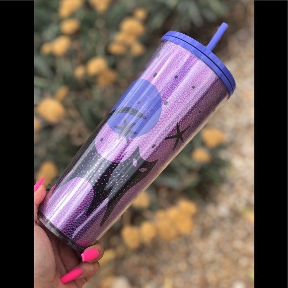 Starbucks Tumbler Halloween Cat🖤💜 - Picture 2 of 2